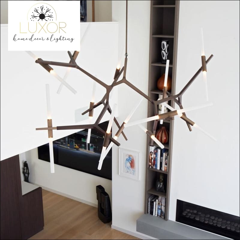 chandeliers Futuristic Modern Chandelier - Luxor Home Decor & Lighting