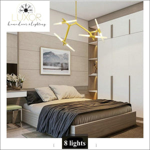 chandeliers Futuristic Modern Chandelier - Luxor Home Decor & Lighting