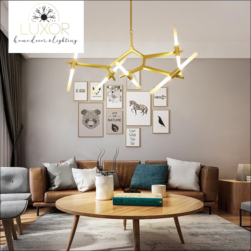 chandeliers Futuristic Modern Chandelier - Luxor Home Decor & Lighting