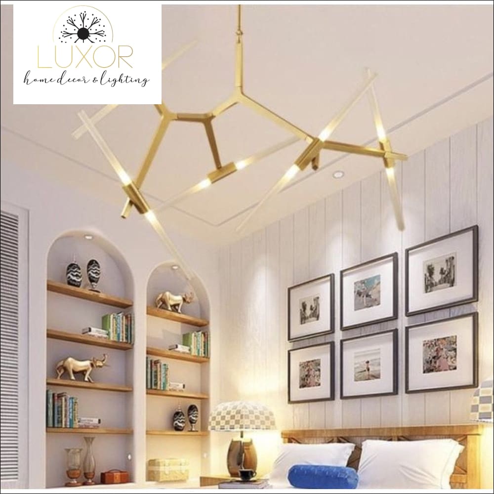 chandeliers Futuristic Modern Chandelier - Luxor Home Decor & Lighting