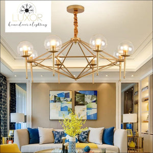 chandeliers Hawking Gold Chandelier - Luxor Home Decor & Lighting