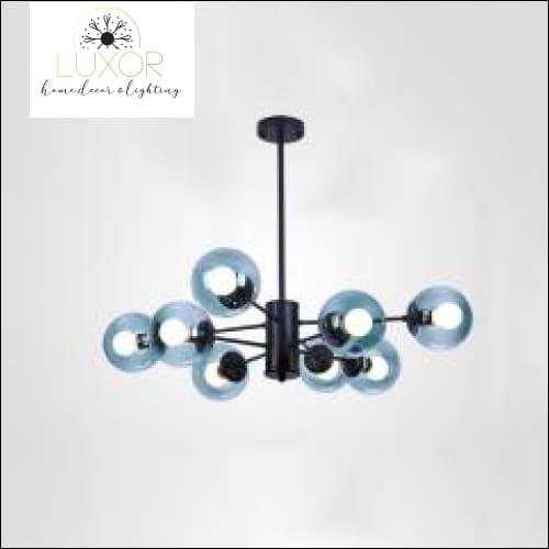 chandeliers Hope Blue Bubble Glass Chandelier - Luxor Home Decor & Lighting