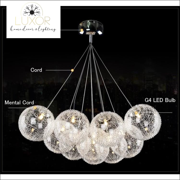 chandeliers Howard Globe Chandelier - Luxor Home Decor & Lighting