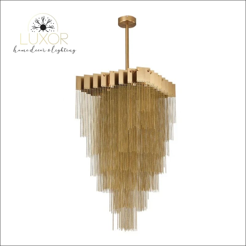 Luxe Cascade Chandelier - chandeliers