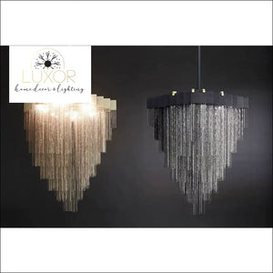 Luxe Cascade Chandelier - chandeliers