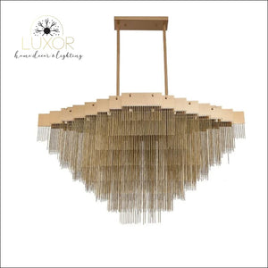 Luxe Cascade Chandelier - chandeliers