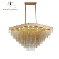 Luxe Cascade Chandelier - chandeliers