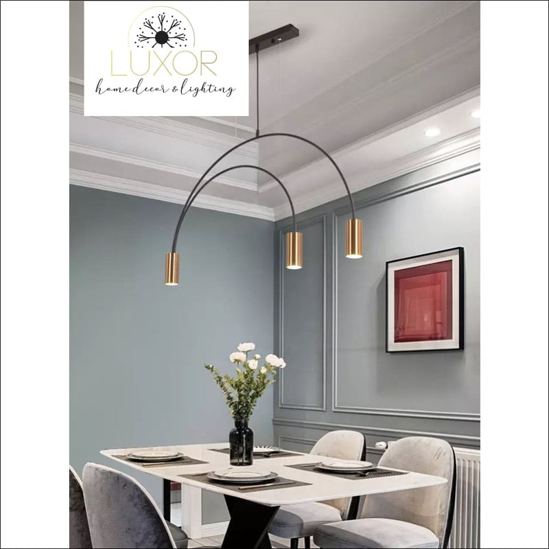 Modern Hook Pendant Light - pendant lighting