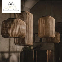 Modern Rattan Pendant Light - pendant lighting