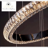 Moderna Crystal Ring Chandelier - lighting