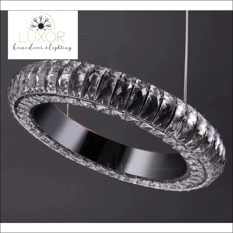 Moderna Crystal Ring Chandelier - lighting