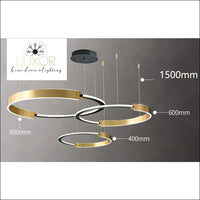 Nova Contemporary Ring Chandelier - Chandelier