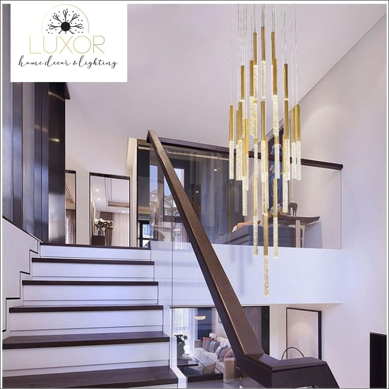 chandelier Obilina Luxury Spiral Crystal Chandelier - Luxor Home Decor & Lighting