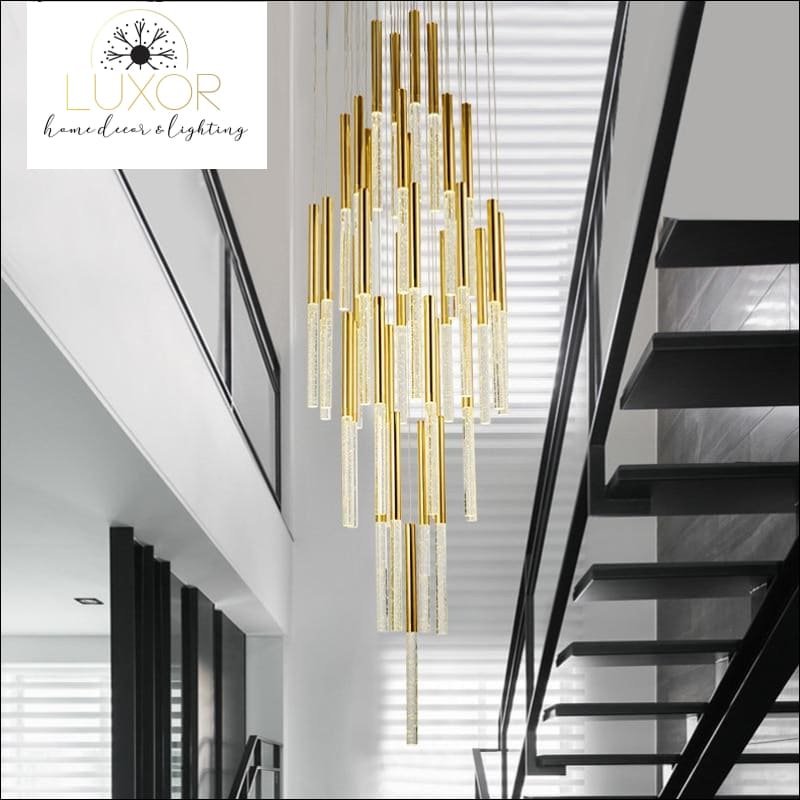 chandelier Obilina Luxury Spiral Crystal Chandelier - Luxor Home Decor & Lighting