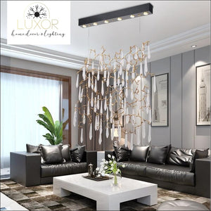 chandeliers Rayna Crystal Modern Chandelier - Luxor Home Decor & Lighting