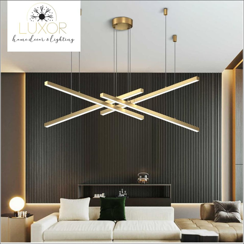 chandeliers Rubik Post Modern Suspension Chandelier - Luxor Home Decor & Lighting