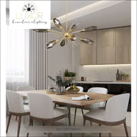 chandeliers San Vicente Smoky Glass Chandelier - Luxor Home Decor & Lighting