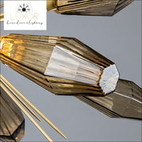 chandeliers San Vicente Smoky Glass Chandelier - Luxor Home Decor & Lighting