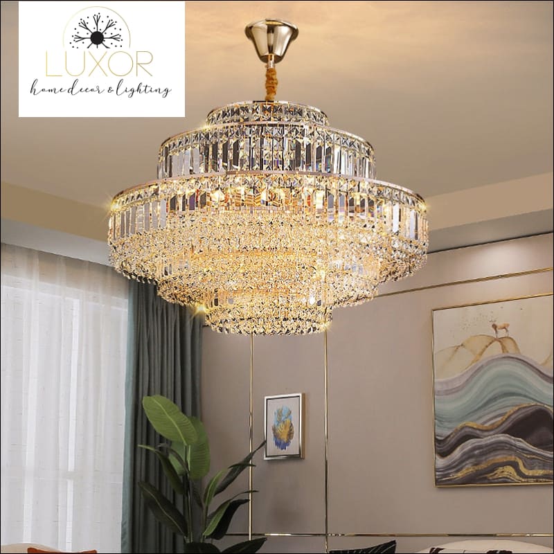 Venice Crystal Chandelier - chandeliers